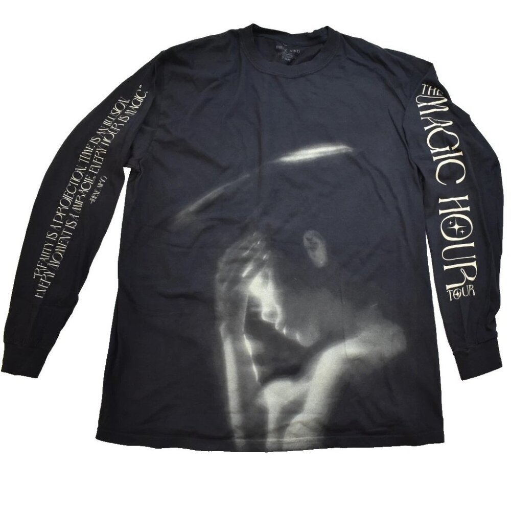 Jhene Aiko The Magic Hour Tour 2024 Long Sleeve Adult Black Shirt New XL